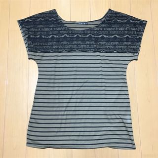 INGNI - 【値下げ】INGNI ☆ レース付き ボーダー Ｔシャツ