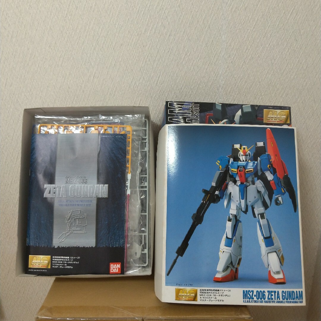 BANDAI(バンダイ)の【匿名配送/未組立】MG/Ζガンダム/ガンプラ エンタメ/ホビーのおもちゃ/ぬいぐるみ(模型/プラモデル)の商品写真