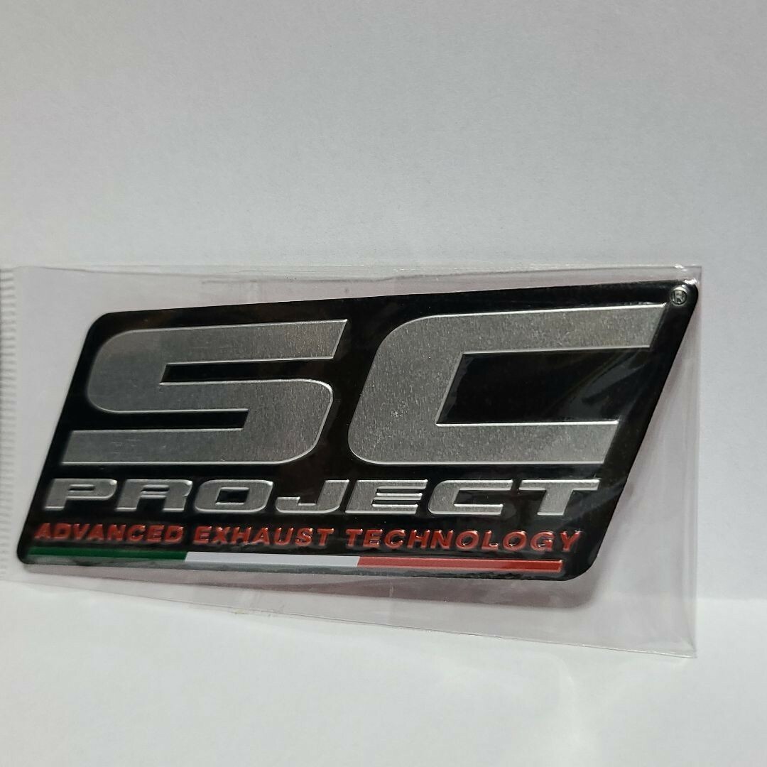 SC-PROJECT SCプロジェクト イタリア耐熱アルミステッカー 自動車/バイクのバイク(パーツ)の商品写真