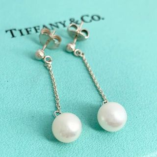 ティファニー(Tiffany & Co.)のティファニー パール ドロップ ピアス ボール 希少 真珠 x19(ピアス)