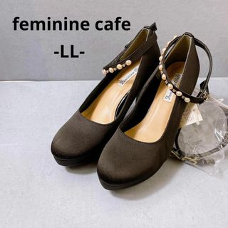 feminine cafe フェミニンカフェ　ハイヒール　パンプス　ストラップ(ハイヒール/パンプス)