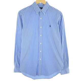 ラルフローレン(Ralph Lauren)の古着 ラルフローレン Ralph Lauren CLASSIC FIT 長袖 ボタンダウンストライプシャツ メンズM /eaa442905(シャツ)