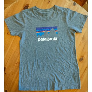 【古着】patagonia(パタゴニア)/半袖Tシャツ/Mサイズ/グレー色(Tシャツ/カットソー(半袖/袖なし))