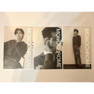 ボウダンショウネンダン(防弾少年団(BTS))のBTS MONOCHROME POP-UP プリントフォト3枚  Ｖ　テヒョン(アイドルグッズ)