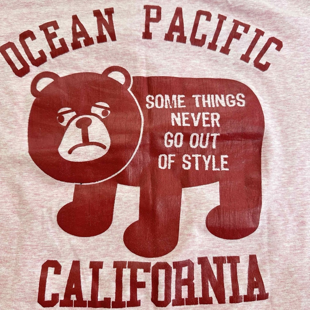 OCEAN PACIFIC(オーシャンパシフィック)の新品・未使用　OP(オーシャンパシフィック)ピンクTシャツ　(メンズLサイズ)  メンズのトップス(Tシャツ/カットソー(半袖/袖なし))の商品写真