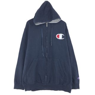 チャンピオン(Champion)の古着 チャンピオン Champion スウェットフルジップパーカー メンズXL /eaa440869(スウェット)