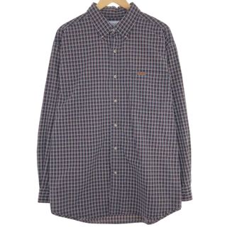 カーハート(carhartt)の古着 カーハート Carhartt 長袖 ボタンダウンチェックシャツ メンズXL /eaa442366(シャツ)