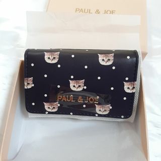 ネイビー ポール＆ジョー キーケース ネコ ヌネット PAUL＆JOE 新品