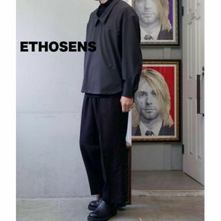 ETHOSENS - 【新品未使用タグあり】ETHOSENS  DROP SHIRT ブラック L