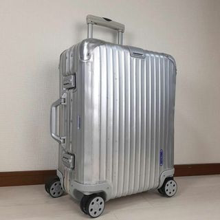 リモワ(RIMOWA)の廃盤✨青ロゴ リモワ トパーズ 45L 4輪 TSAロック アルミ スーツケース(トラベルバッグ/スーツケース)