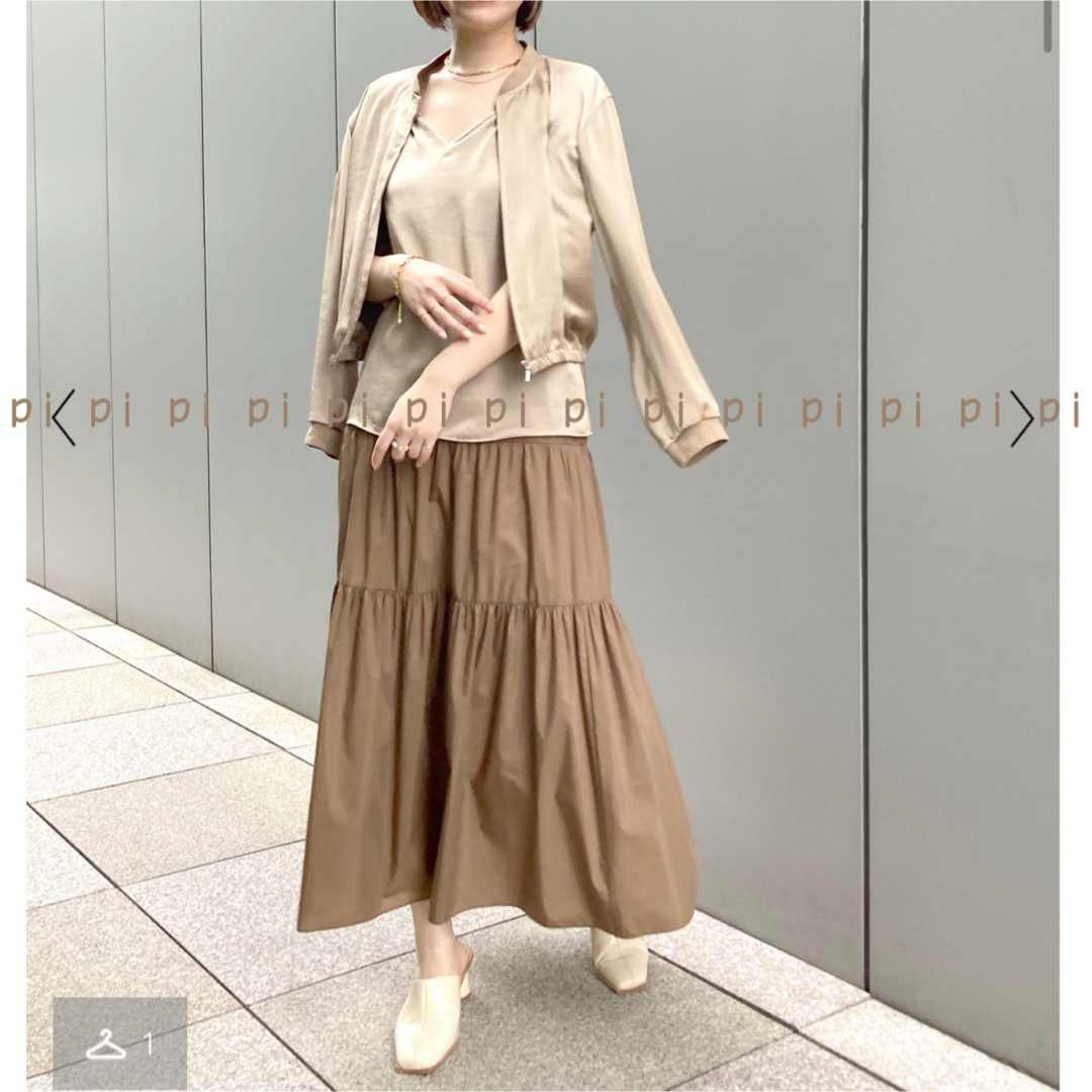 theory(セオリー)のTheory Crushed Satin SL V Drape Top レディースのトップス(シャツ/ブラウス(半袖/袖なし))の商品写真