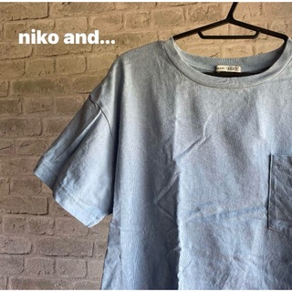 niko and... - 【5/5処分】niko and... 半袖Tシャツ USAコットン