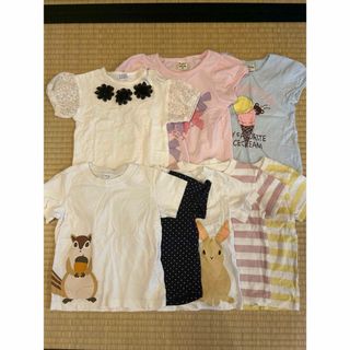 hakka baby - 女の子服　まとめ売り　90 夏　半袖　Tシャツ　ハッカベビー　8点