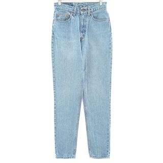 リーバイス(Levi's)の古着 90年代 リーバイス Levi's 521 TAPERED FIT TAPERED LEG テーパードデニムパンツ USA製 レディースL(w28) /eaa400203(デニム/ジーンズ)