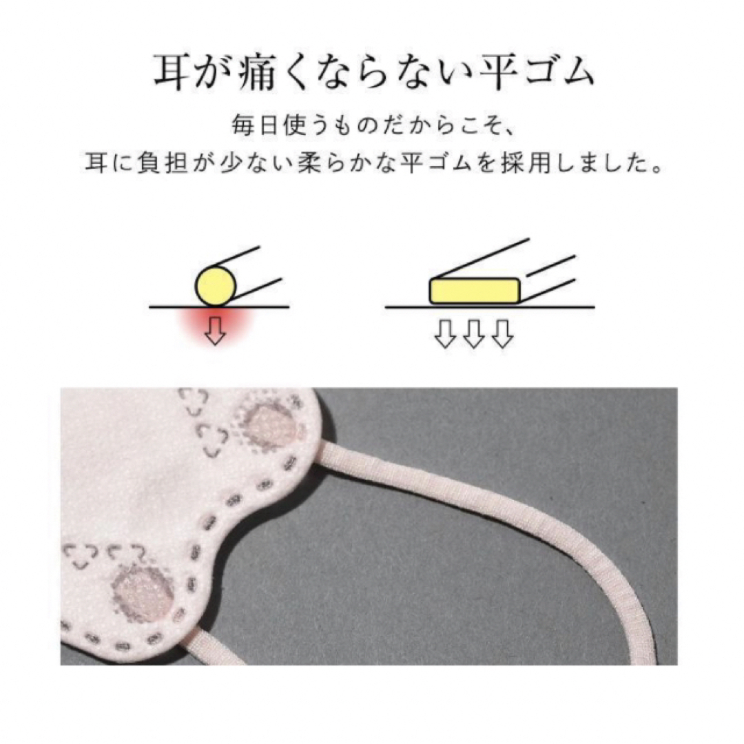 立体マスク　ダイヤモンドマスク　40枚　シュガーピンク レディースのファッション小物(その他)の商品写真