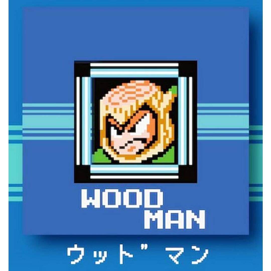 【ウッドマン】 ロックマン2 Dr.ワイリーの謎 ステージセレクトマグネット エンタメ/ホビーのアニメグッズ(その他)の商品写真