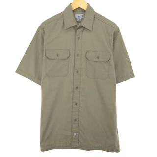 カーハート(carhartt)の古着 カーハート Carhartt 半袖 ワークシャツ メンズM /eaa446559(シャツ)