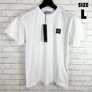 ストーンアイランド(STONE ISLAND)の新品 stone island ロゴ Tシャツ ストーンアイランド L(Tシャツ/カットソー(半袖/袖なし))