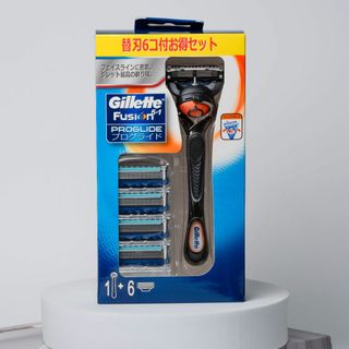 ジレット(Gillette)のジレットフュージョン5+1プログライド 大容量お得セット(カミソリ)