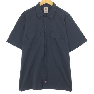 古着 ディッキーズ Dickies 半袖 ワークシャツ メンズL /eaa446560