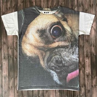 アニマル 動物 ドッグ 犬 パグ Tシャツ 新品未使用品(Tシャツ/カットソー(半袖/袖なし))