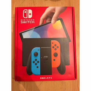 ニンテンドースイッチ(Nintendo Switch)のニンテンドースイッチ有機モデル　ネオン未使用(家庭用ゲーム機本体)