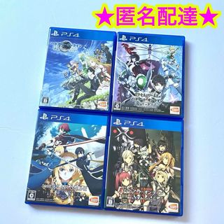 プレイステーション4(PlayStation4)のPS4 SAOシリーズ ソードアートオンライン まとめ売り 4点セット(家庭用ゲームソフト)