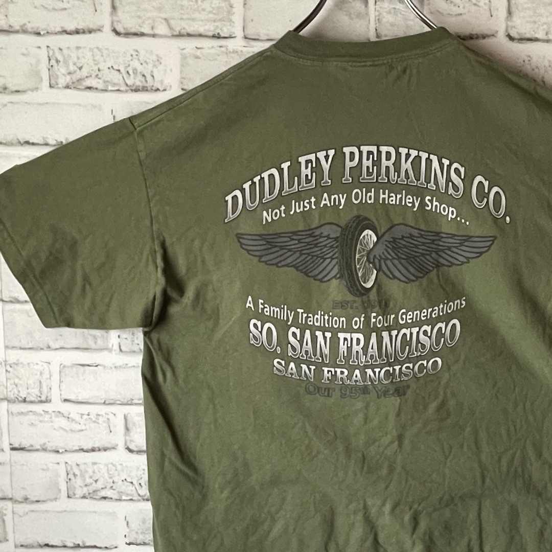 Harley Davidson(ハーレーダビッドソン)のUSA古着⭐︎ハーレーダビッドソン インポート Tシャツ Hanes L メンズのトップス(Tシャツ/カットソー(半袖/袖なし))の商品写真