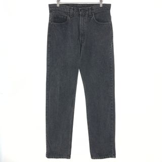 リーバイス(Levi's)の古着 90年代 リーバイス Levi's 505 ブラックデニム テーパードデニムパンツ USA製 メンズw32 ヴィンテージ /eaa392680(デニム/ジーンズ)