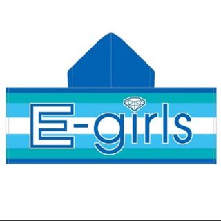 イーガールズ(E-girls)のE-girls  フード付スポーツタオル(ミュージシャン)