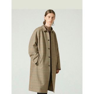 LIDNM - LIDNM リドム  BRITISH CHECK BALMACAAN COAT