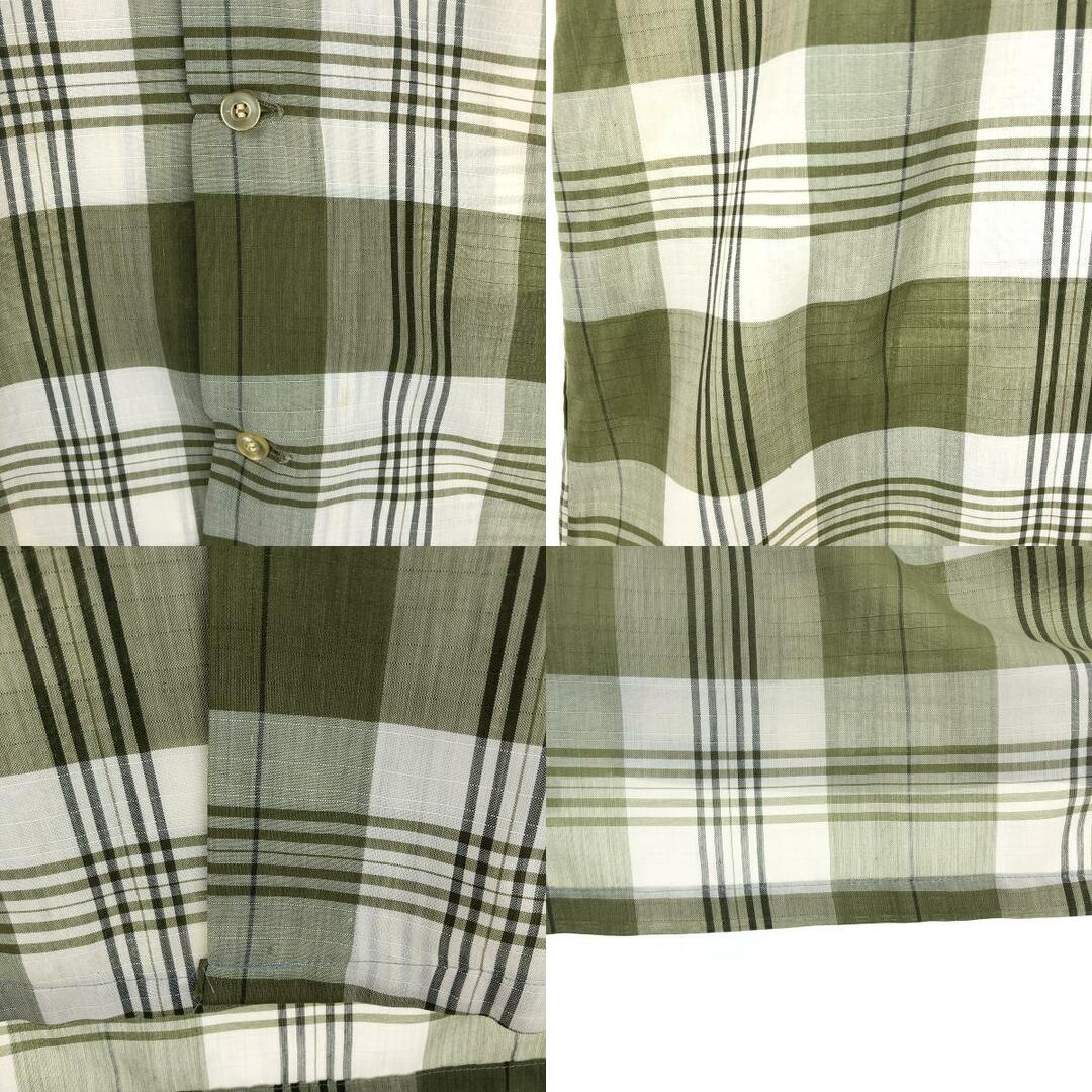 ARROW(アロー)の古着 60年代 アロー Arrow チェック柄 半袖 オープンカラー シャツ USA製 メンズM ヴィンテージ /eaa443003 メンズのトップス(シャツ)の商品写真