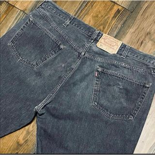 Levi's - 90s Levi's 501 Black Jeans米国製ブラック先染めデカばき