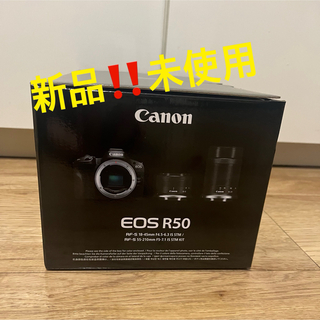 キヤノン(Canon)のCanon EOS R50 EOS R50 Wズームキット WH(ミラーレス一眼)