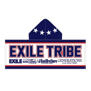 エグザイル トライブ(EXILE TRIBE)のEXILE TRIBE 夏フェス フード付スポーツタオル(ミュージシャン)