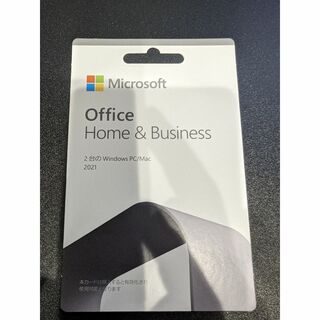 マイクロソフト(Microsoft)の新品・未使用　Office Home & Business 2021 カード版(PCパーツ)