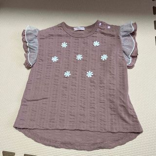 バースデイ(バースデイ)のお花 フリル付きお洋服(Tシャツ/カットソー)