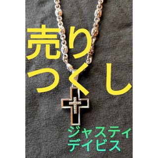 ジャスティンデイビス　クラシカルペンダント＆タイニークロスチェーン（50cm）