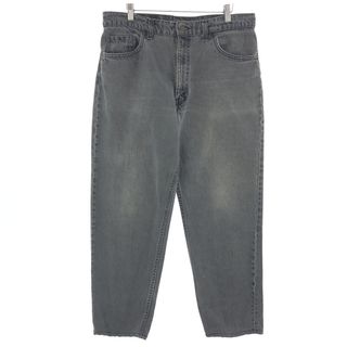 リーバイス(Levi's)の古着 90年代 リーバイス Levi's 550 ブラックデニム テーパードデニムパンツ メンズw35 ヴィンテージ /eaa392676(デニム/ジーンズ)