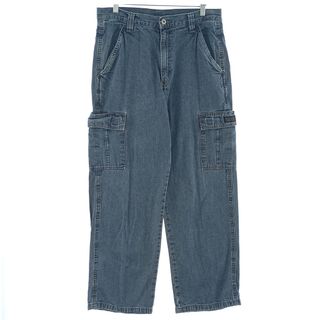 ラングラー(Wrangler)の古着 ラングラー Wrangler カーゴパンツ デニム ペインターパンツ メンズw33 /eaa400026(デニム/ジーンズ)