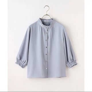 グラシア(GLACIER)の春服 Honeys GLACIER 7部袖ブラウス　スモーキーブルー(シャツ/ブラウス(長袖/七分))