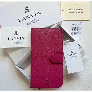 ランバンオンブルー(LANVIN en Bleu)の⑤ランバンオンブルー スマホケース リュクサンブールiPhoneX ピンク(その他)