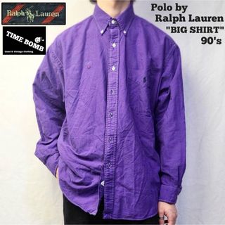 ポロラルフローレン(POLO RALPH LAUREN)の90s Ralph Lauren ラルフローレン BDシャツ BIG SHIRT(シャツ)