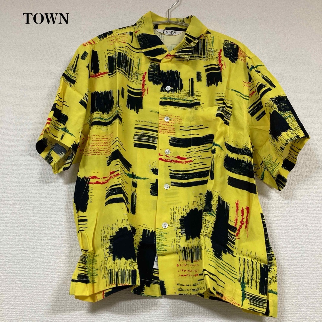 VINTAGE(ヴィンテージ)のヴィンテージ TOWN タウン  アロハシャツ  レーヨン100% 夏物 メンズのトップス(シャツ)の商品写真