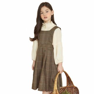 [VIISEN] 女の子 子供服 キッズ服 可愛い 長袖 Tシャツ ワンピース (その他)