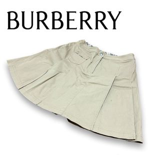 バーバリー(BURBERRY)のバーバリー　160cmプリーツチノスカート　ノバチェック　BURBERRY(スカート)