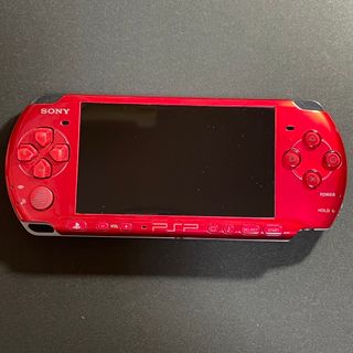 ソニー(SONY)のPSP レッド　ジャンク品(携帯用ゲーム機本体)