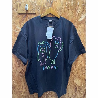 スカラー(ScoLar)のスカラー　342114：カラフルなクマのBANZAI×漫才プリントTシャツ(Tシャツ(半袖/袖なし))