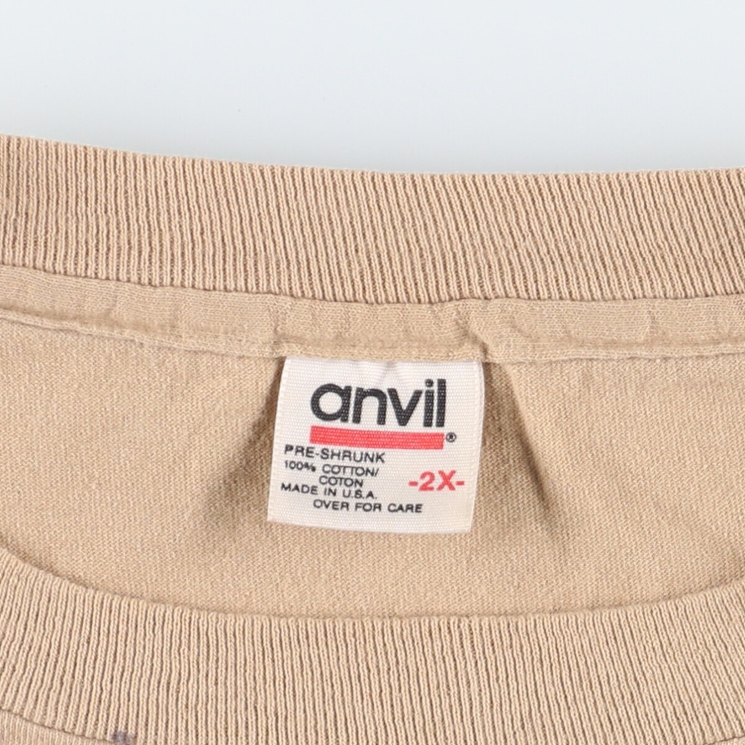 Anvil(アンビル)の古着 90年代 アンビル Anvil CEU PREHISTORIC MUSEUM プリントTシャツ USA製 メンズXXL ヴィンテージ /eaa446861 メンズのトップス(Tシャツ/カットソー(半袖/袖なし))の商品写真