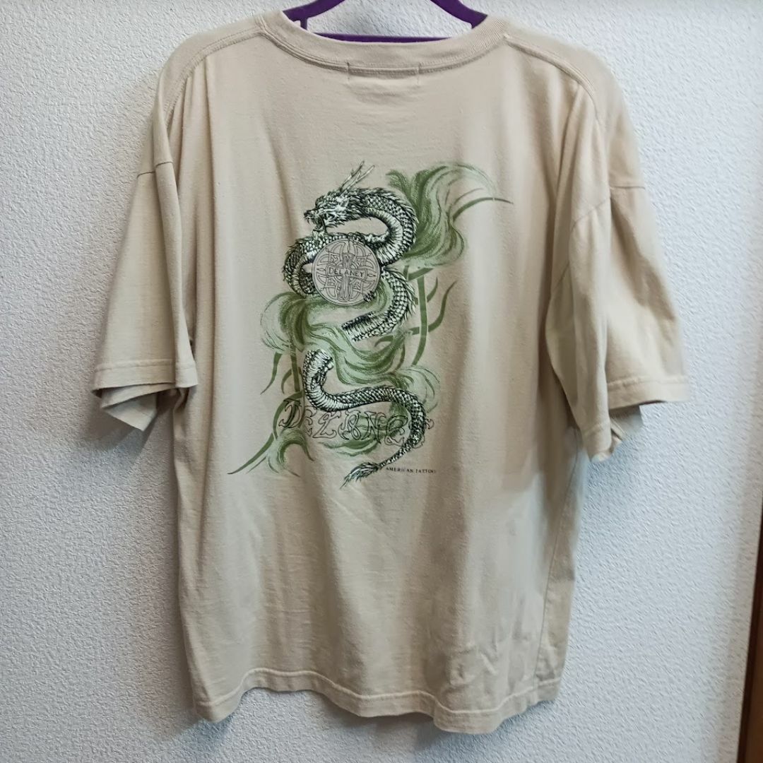 Tシャツ　龍バックプリント　サイズ：L　【6.30】 メンズのトップス(Tシャツ/カットソー(半袖/袖なし))の商品写真